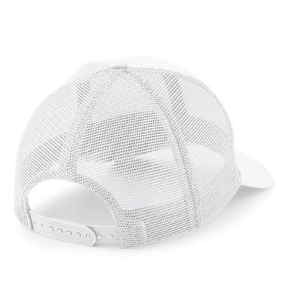 Beechfield Unisex Adults Urbanwear Trucker Cap / White - Picture 2 of 2